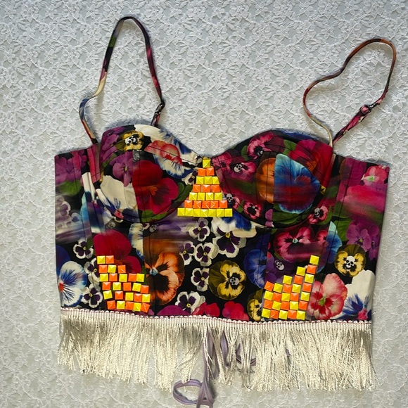 Custom corset tie back bustier - Picture 1 of 5